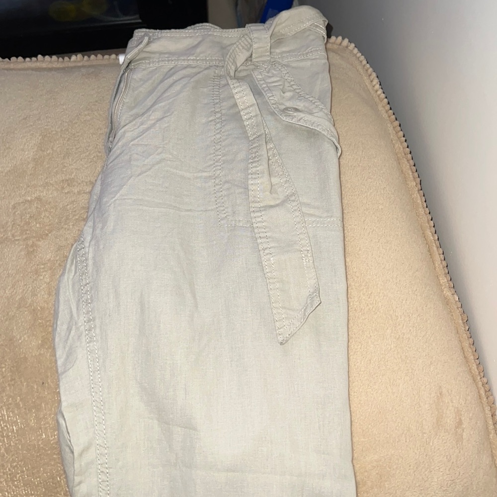Lightweight utility cotton khaki pants, H & M, nwot size 14